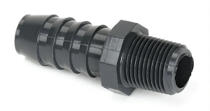 PVC Reducing Male Adapter 1/2" Male X 3/4" Insert(B)Poly